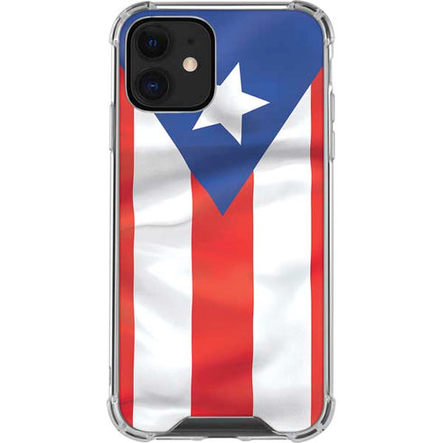 Puerto Rico Flag iPhone 12 Mini Clear Case